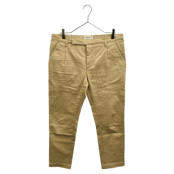 SAINT LAURENT PARIS Chino Pants Beige - Picture 1 of 6